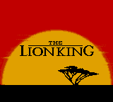 The Lion King Title Screen
